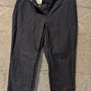 Maurices size 5/6 denim capri dress pant